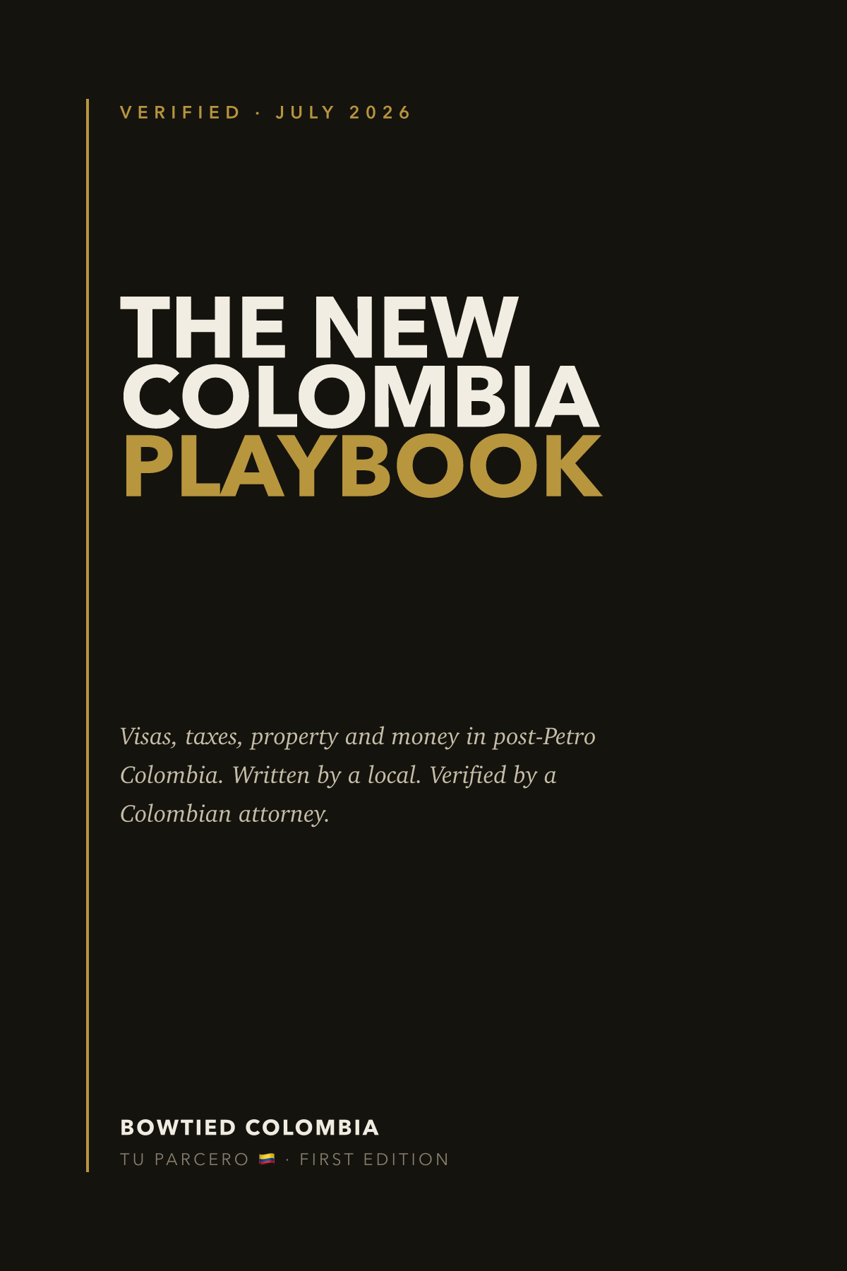 The New Colombia Playbook cover